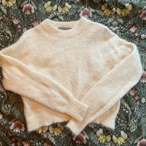 Reformation Finn Sweater Ivory Alpaca Size Medium